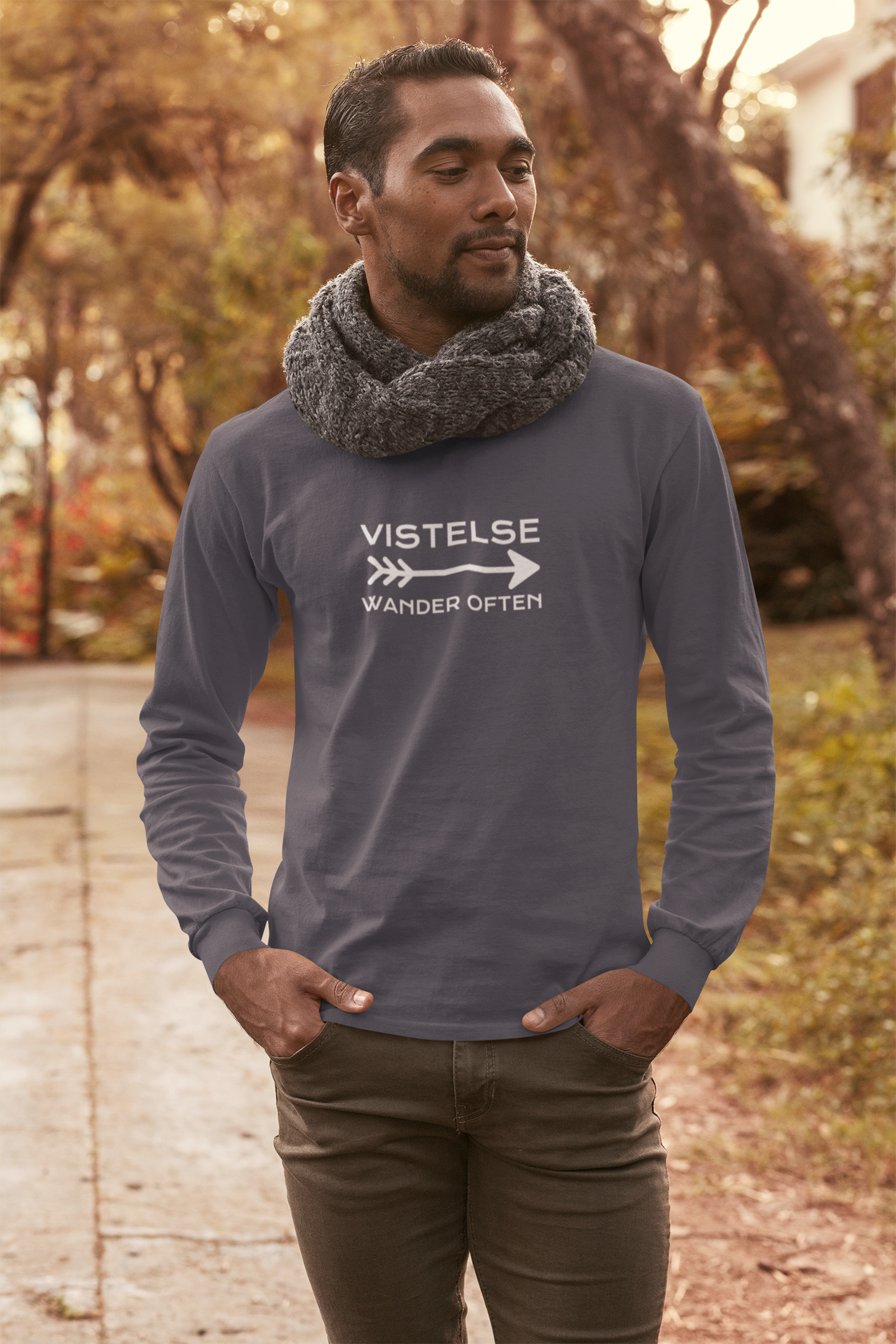 VISTELSE Wander Often Unisex Long Sleeve Tee