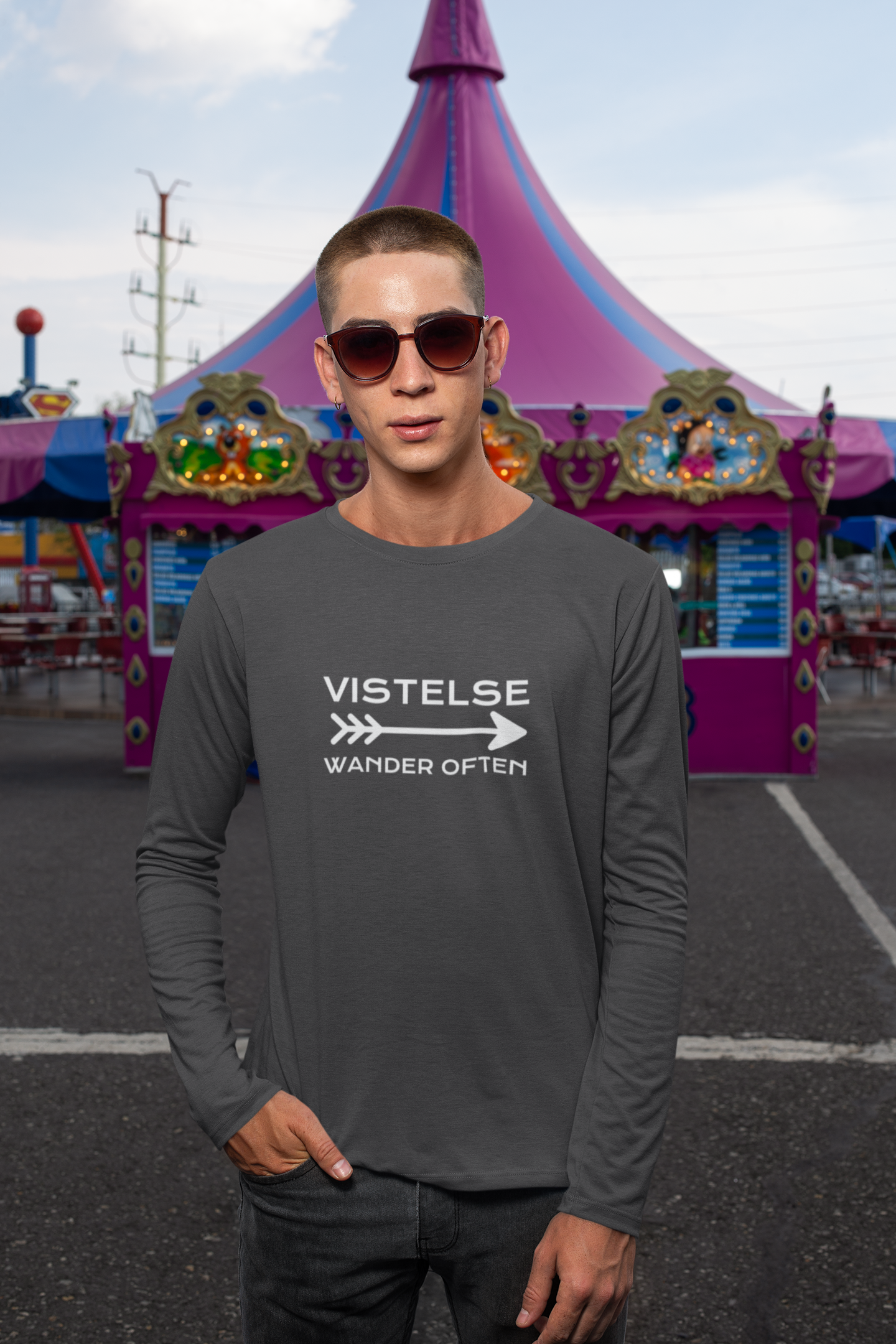 VISTELSE Wander Often Unisex Long Sleeve Tee