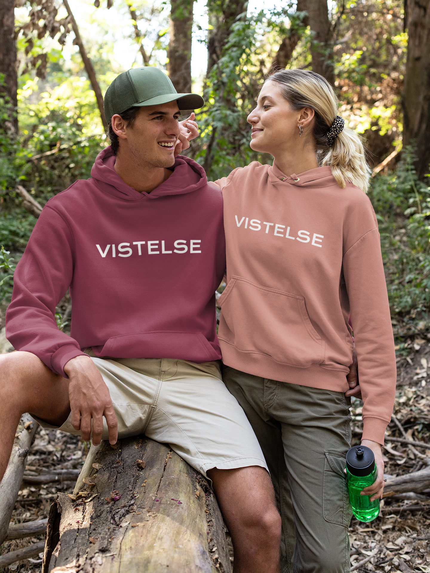 VISTELSE Logo Embroidered Unisex Hoodie