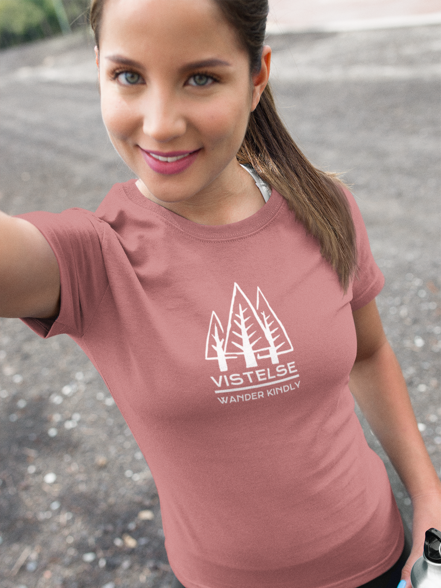 VISTELSE Wander Kindly White Unisex T-Shirt