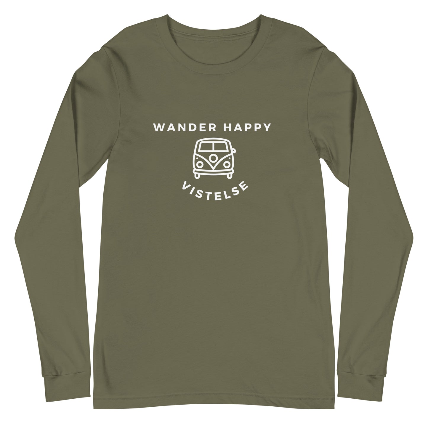 VISTELSE Wander Happy Camper Unisex Long Sleeve Tee