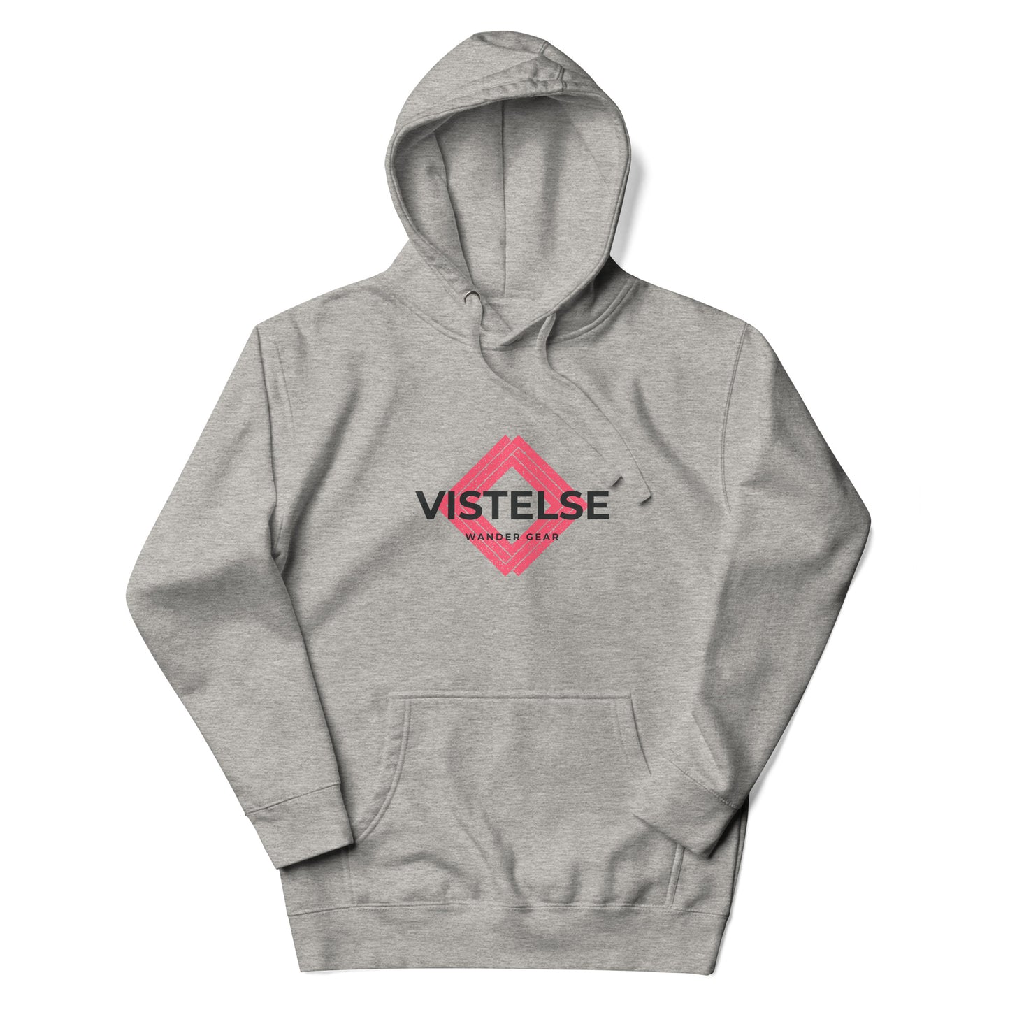 VISTELSE Wander Gear Pink and Black Unisex Hoodie