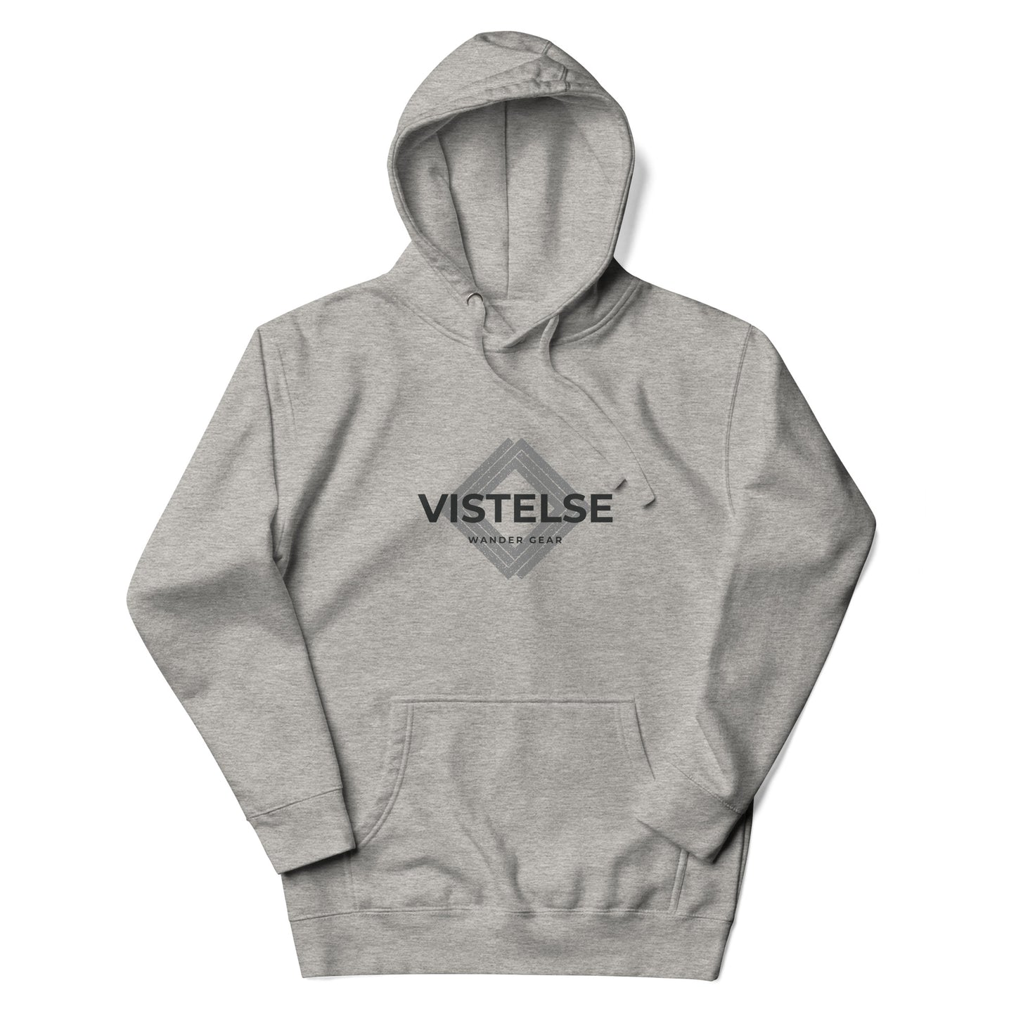 VISTELSE Wander Gear Grey and Black Unisex Hoodie