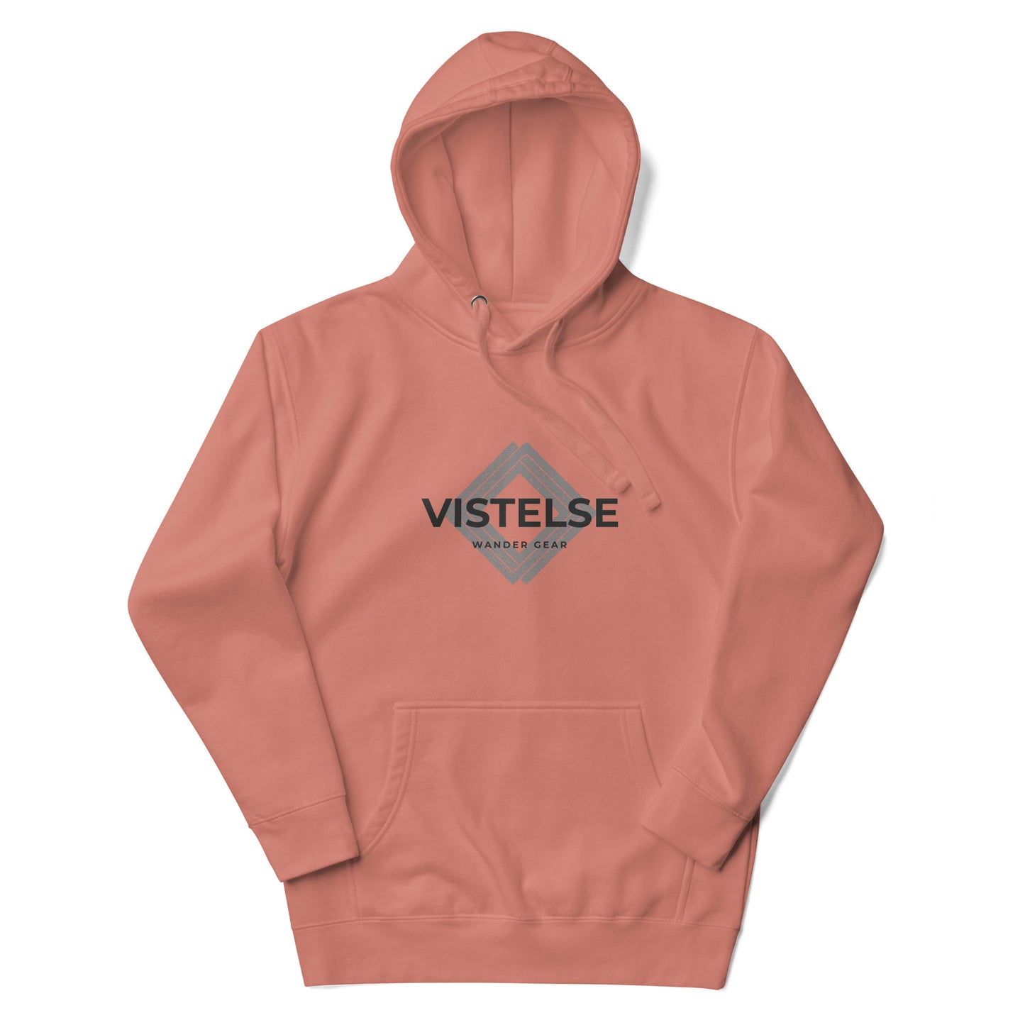 VISTELSE Wander Gear Grey and Black Unisex Hoodie