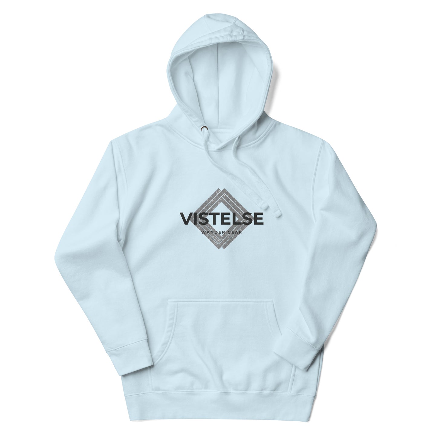 VISTELSE Wander Gear Grey and Black Unisex Hoodie