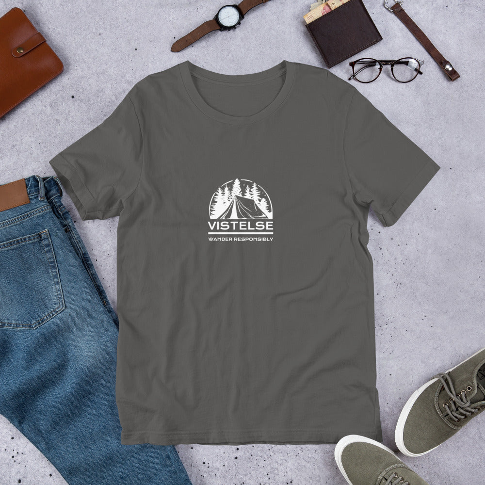 VISTELSE Wander Responsibly White Unisex T-Shirt