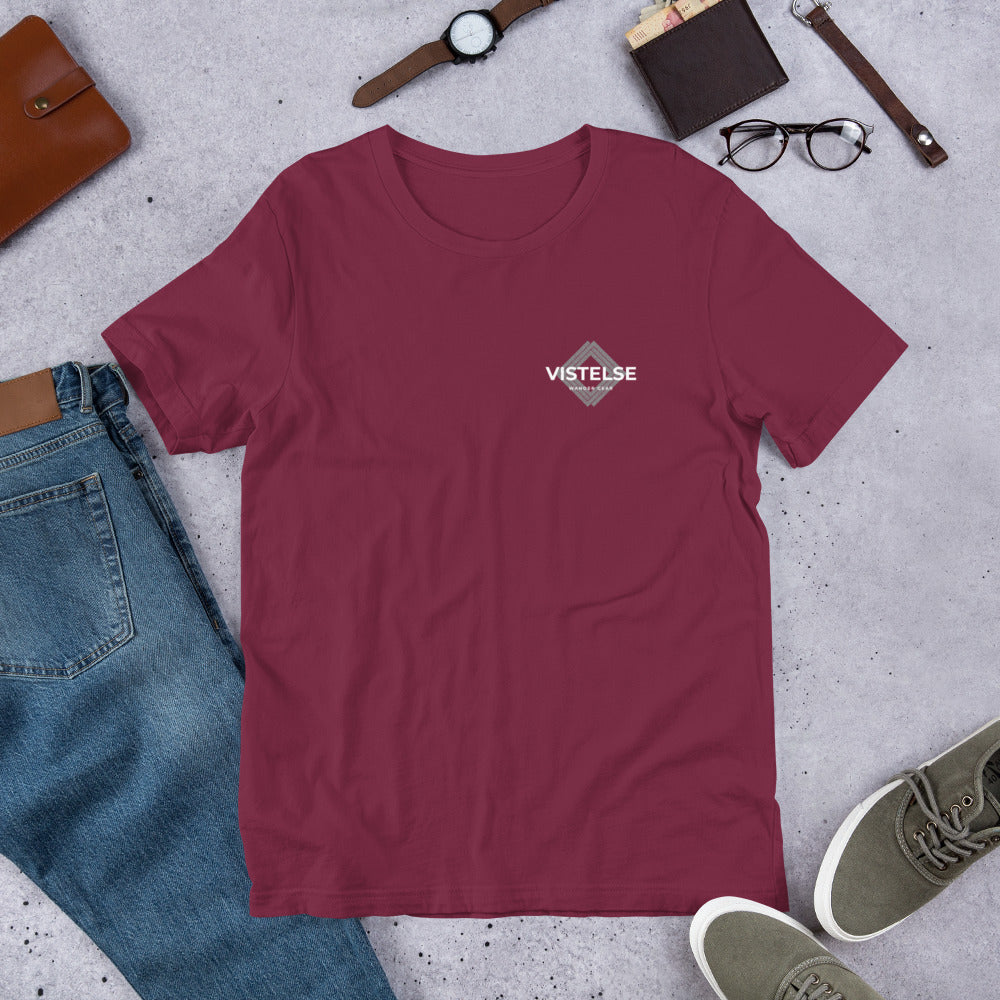 VISTELSE Wander Gear Grey White Unisex T-Shirt