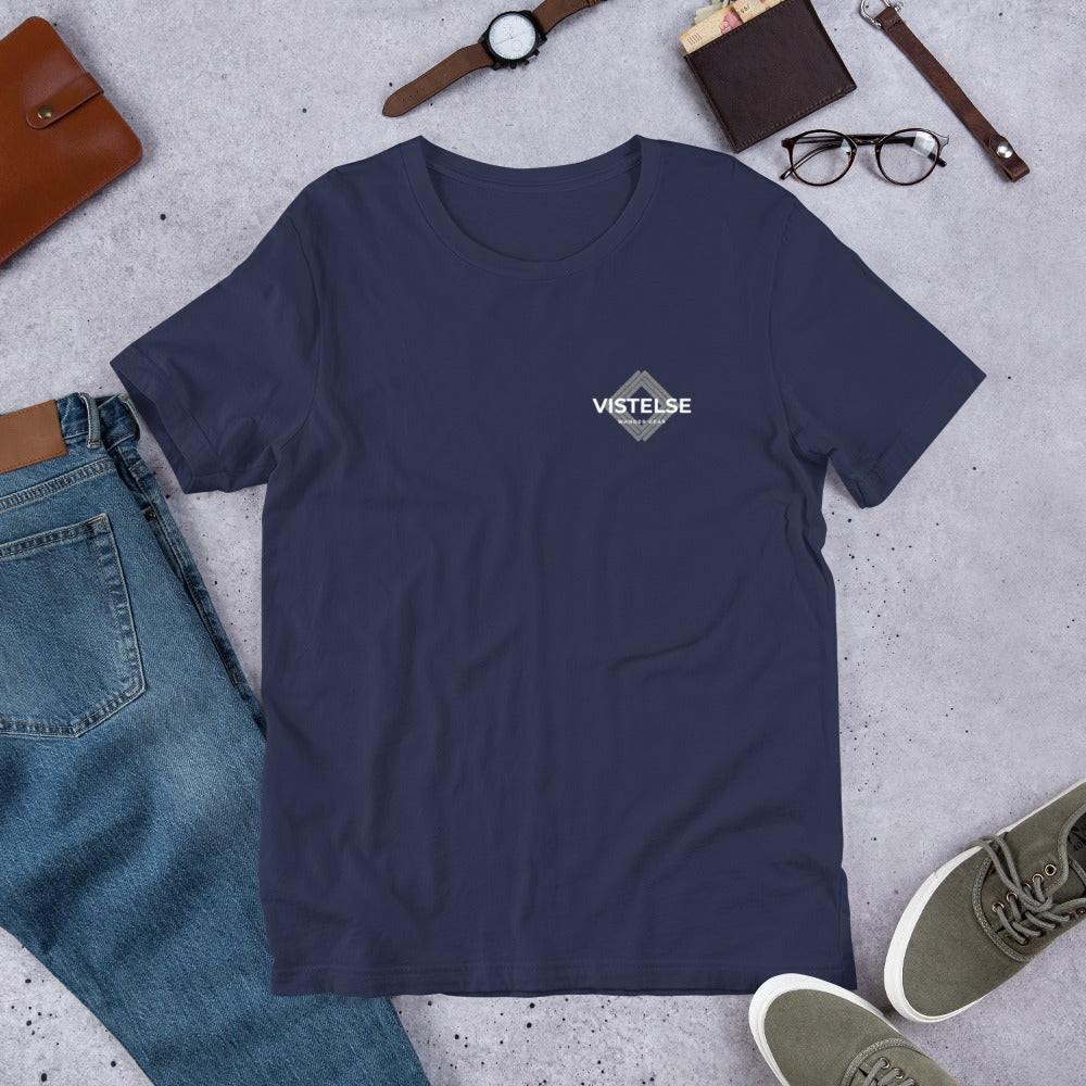 VISTELSE Wander Gear Grey White Unisex T-Shirt