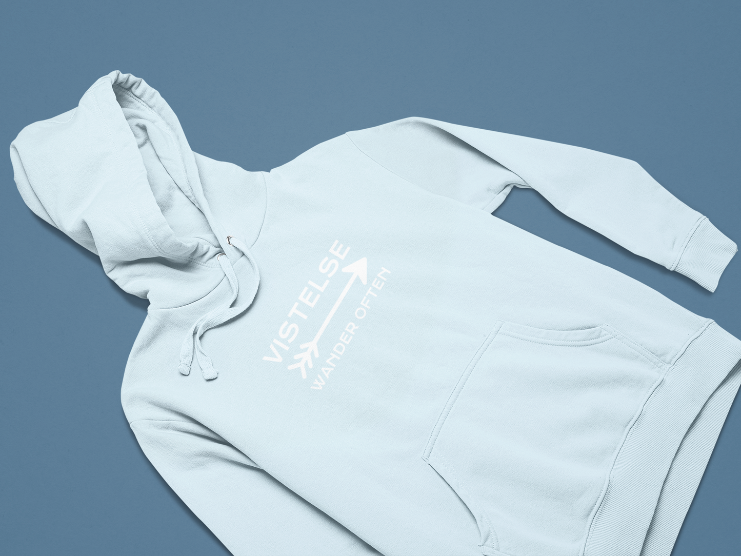 VISTELSE Wander Arrow Embroidered Unisex Hoodie