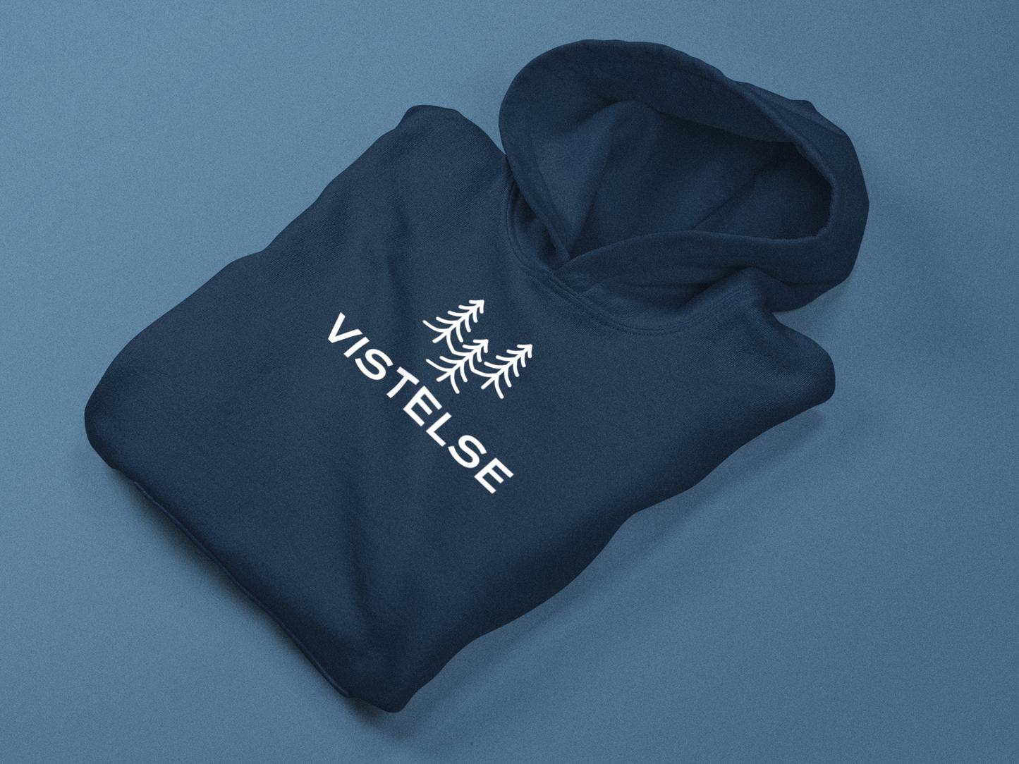 VISTELSE Trees Logo Embroidered Unisex Hoodie