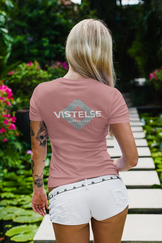 VISTELSE Wander Gear Sea Foam and White Unisex T-Shirt