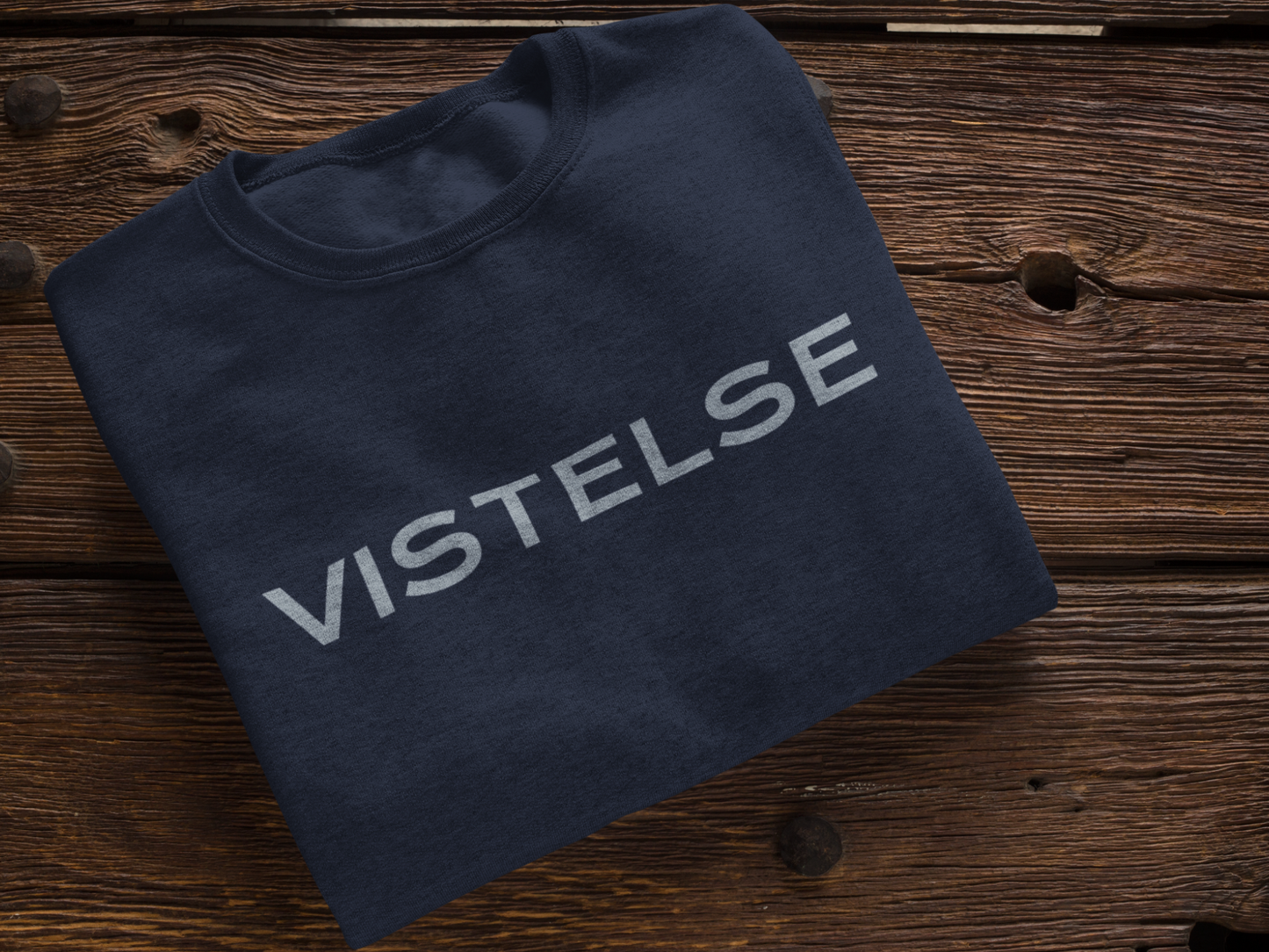 VISTELSE Logo Embroidered Unisex Crew Sweatshirt