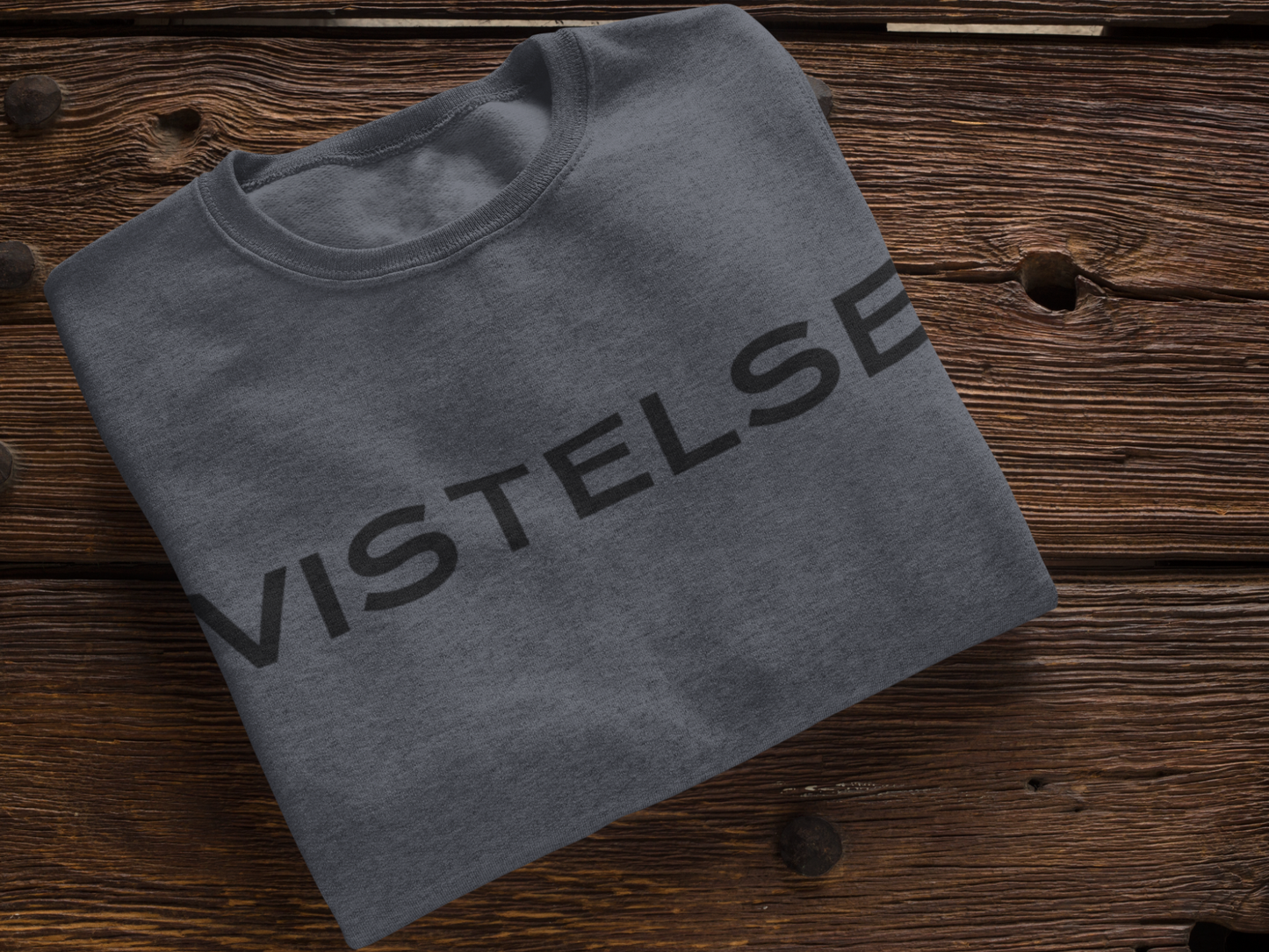 VISTELSE Embroidered Shadow Logo Unisex Sweatshirt