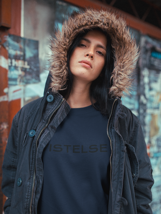 VISTELSE Embroidered Shadow Logo Unisex Sweatshirt