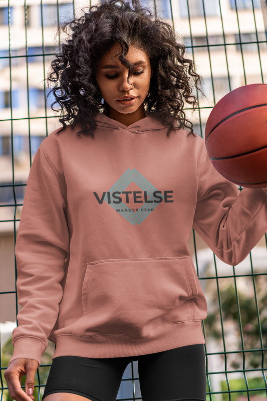 VISTELSE Wander Gear Sea Foam and Black Unisex Hoodie