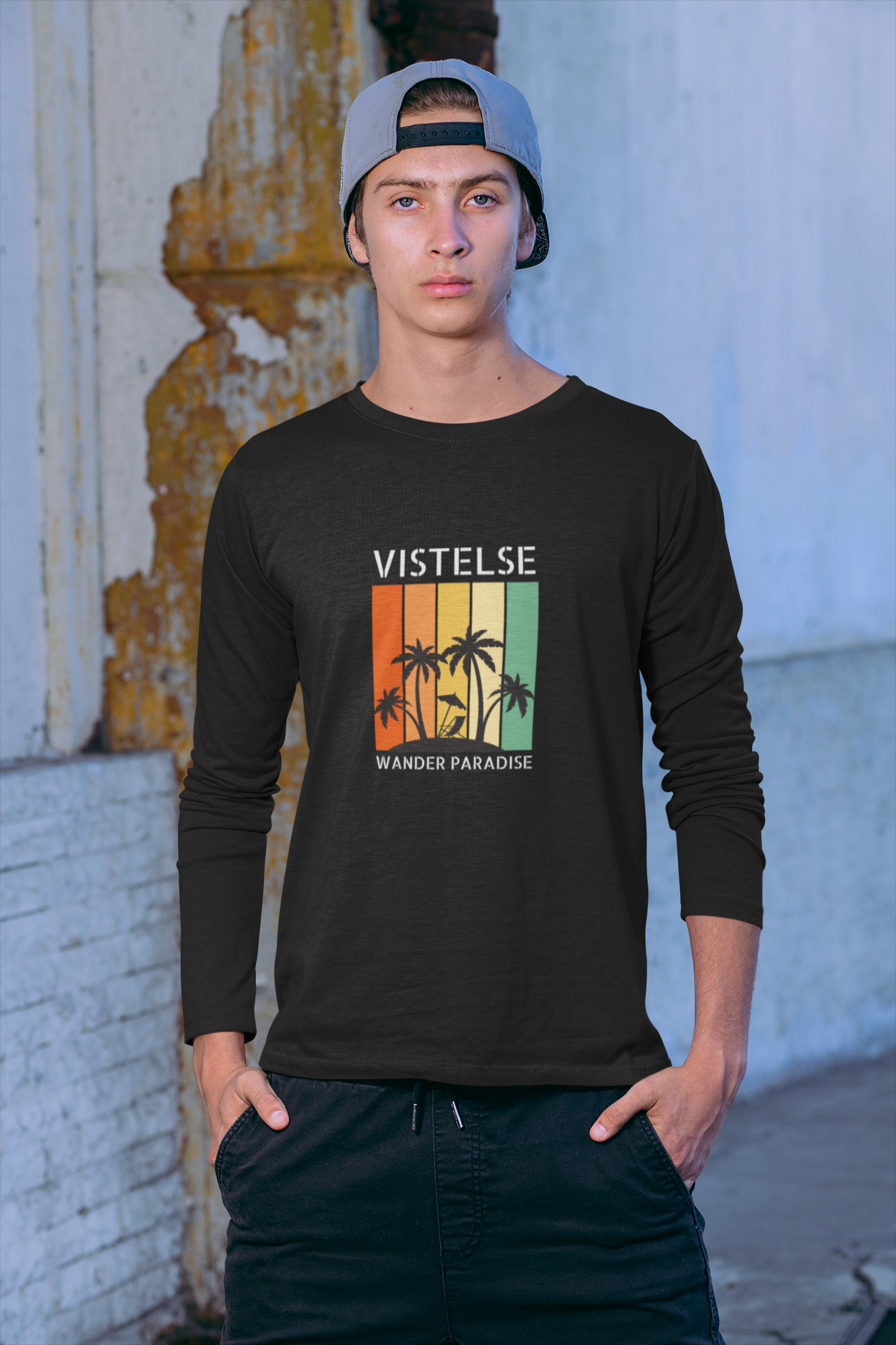 VISTELSE Wander Paradise Unisex Long Sleeve Tee