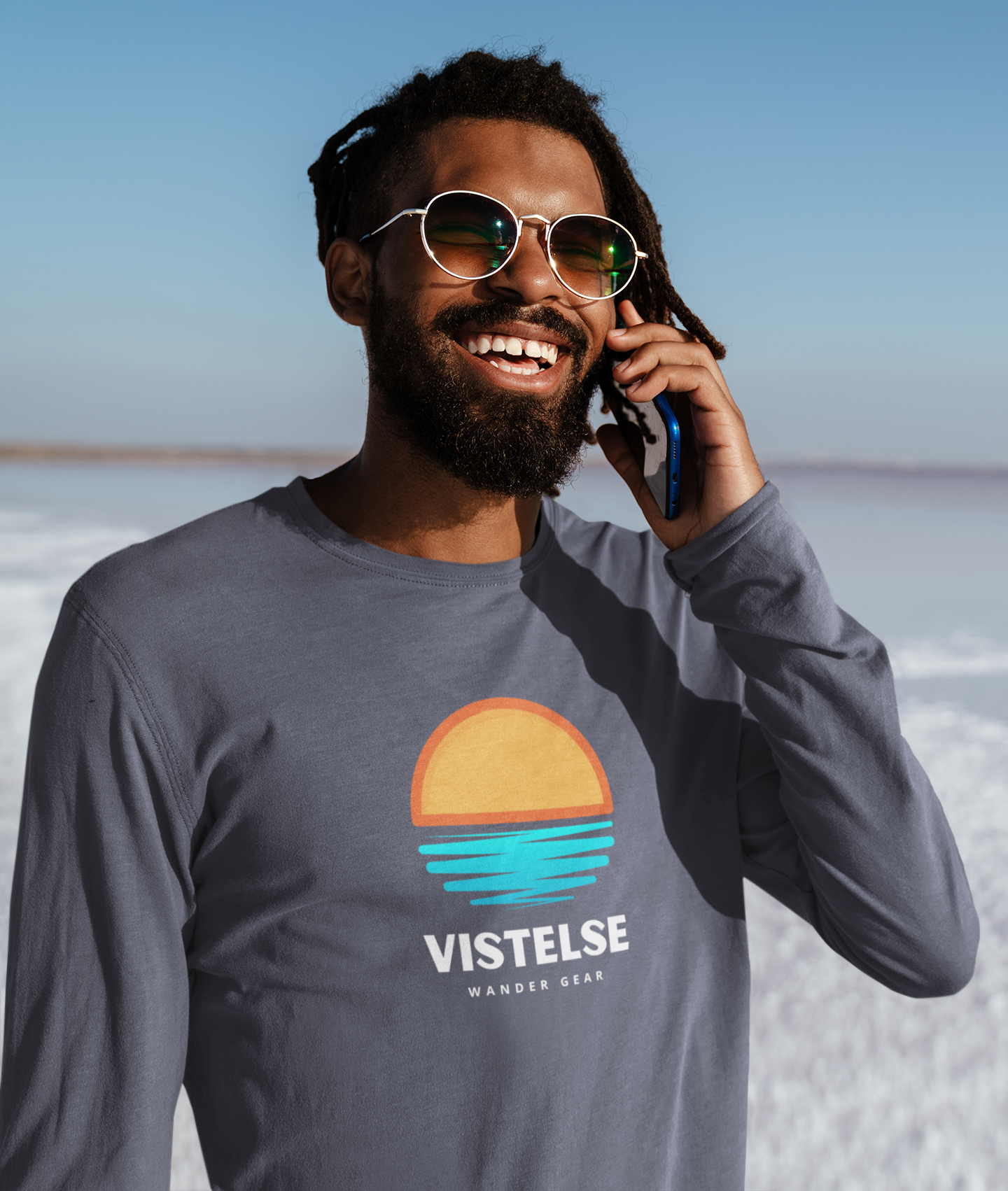 VISTELSE Summertime Sunset Unisex Long Sleeve Tee