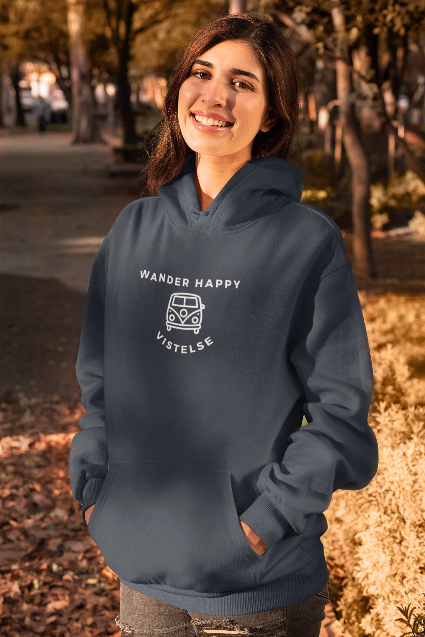 VISTELSE Wander Happy Camper Unisex Hoodie