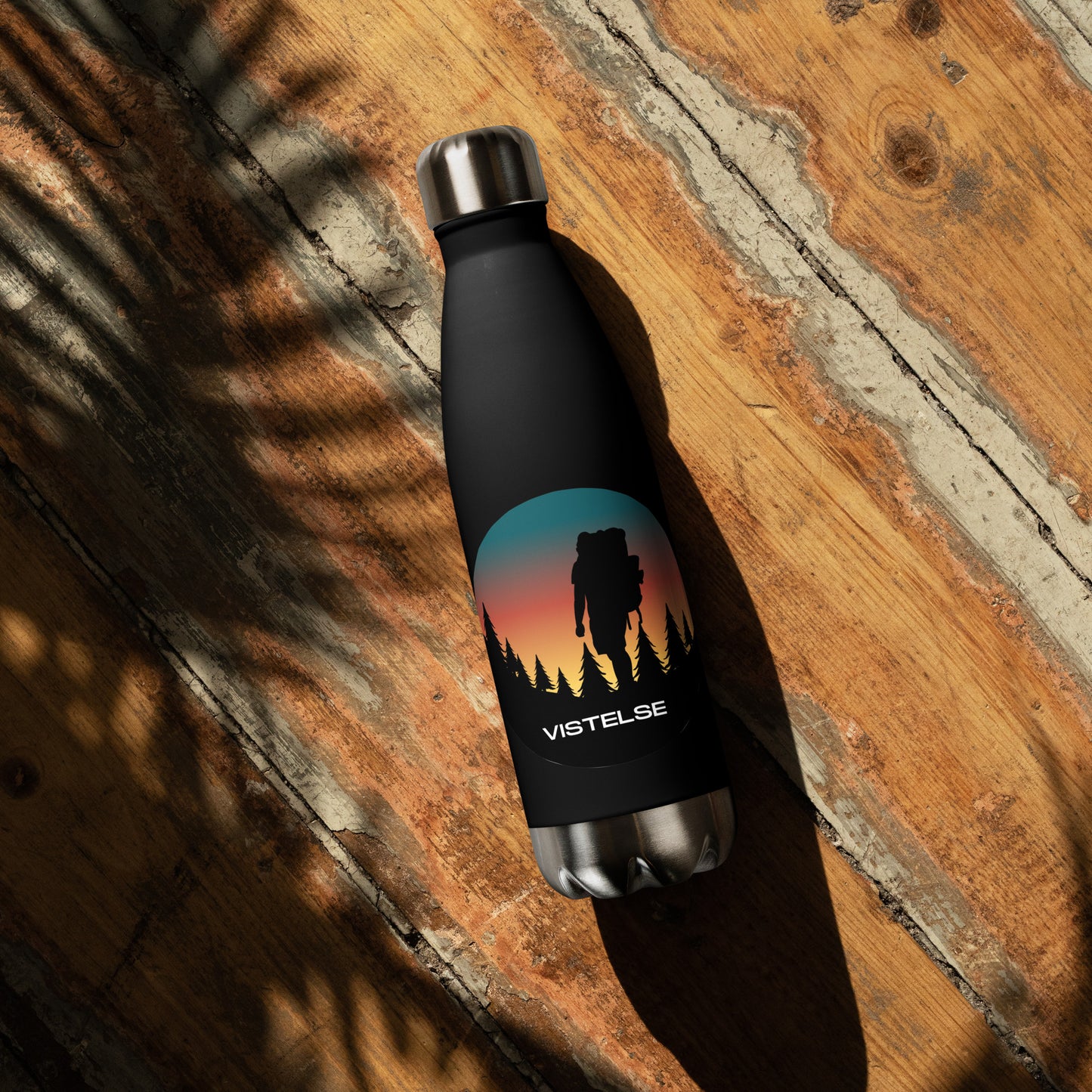 VISTELSE Sunset Hiker Stainless Steel Water Bottle