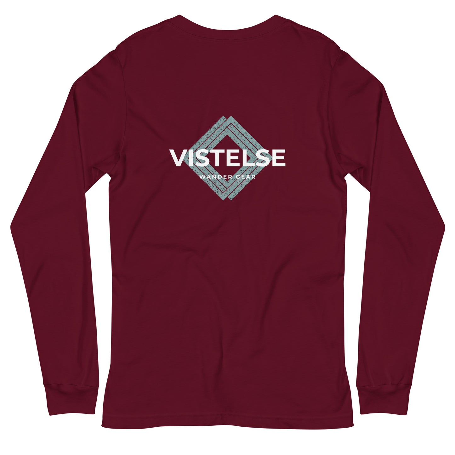 VISTELSE Wander Gear Sea Foam and White Unisex Long Sleeve Tee