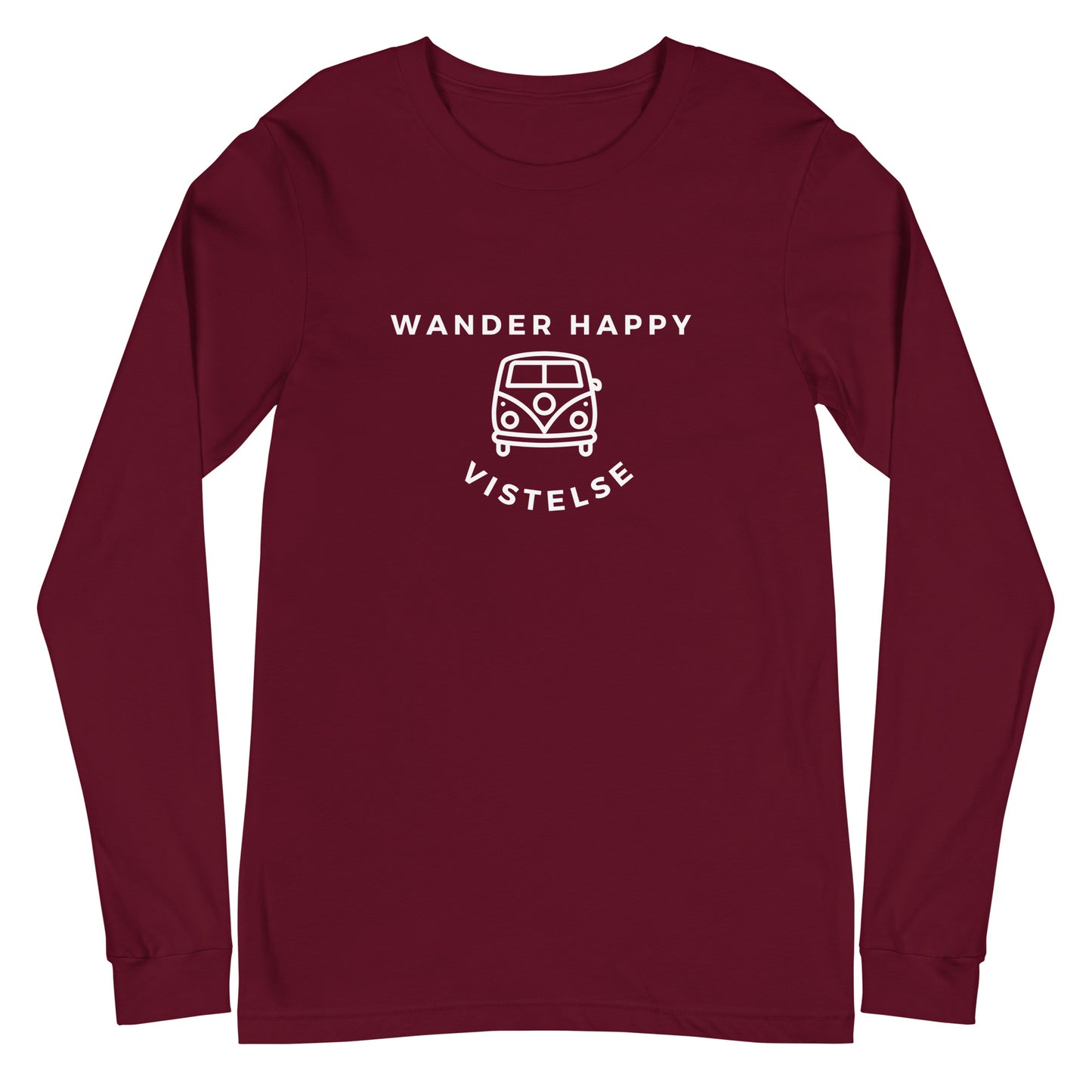 VISTELSE Wander Happy Camper Unisex Long Sleeve Tee