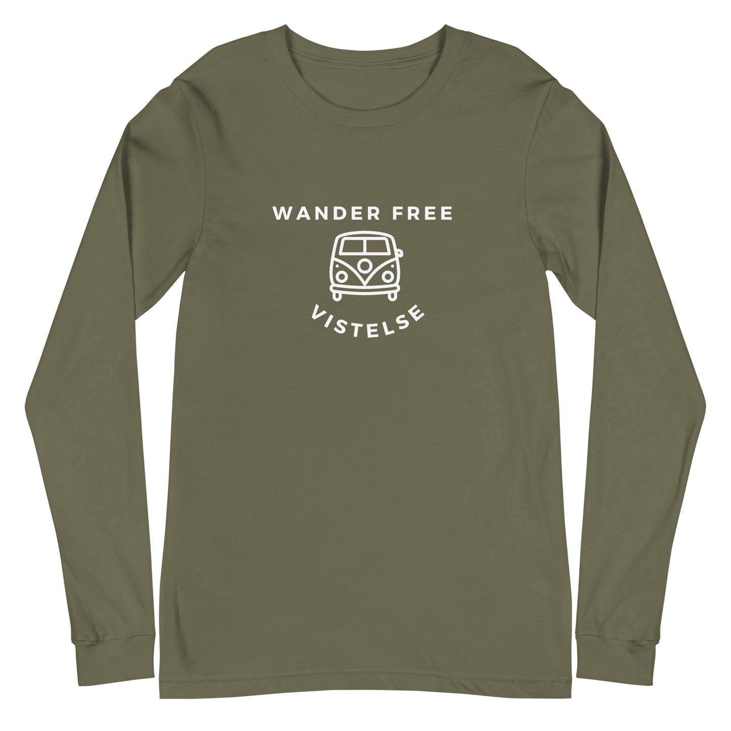 VISTELSE Wander Free Camper Unisex Long Sleeve Tee