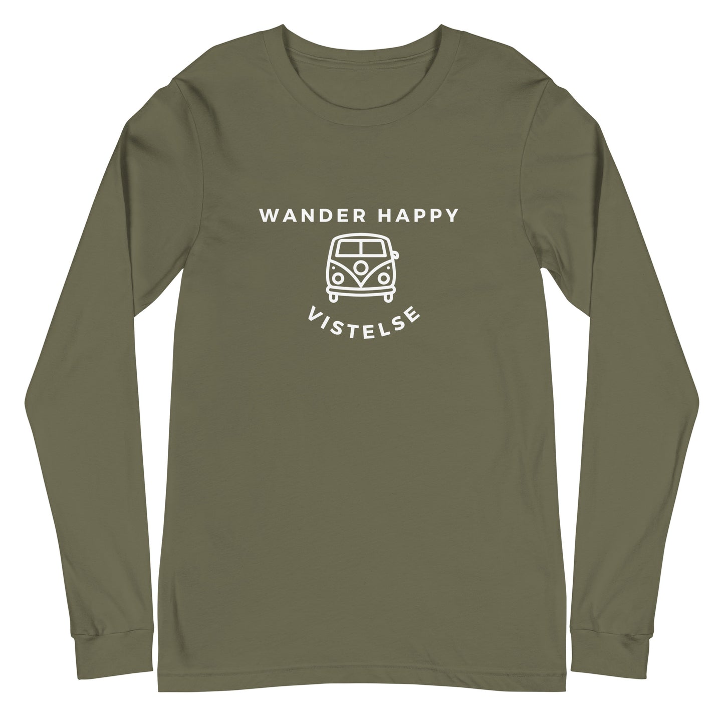 VISTELSE Wander Happy Camper Unisex Long Sleeve Tee