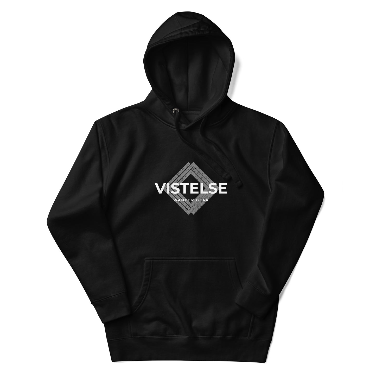 VISTELSE Wander Gear Grey and White Unisex Hoodie