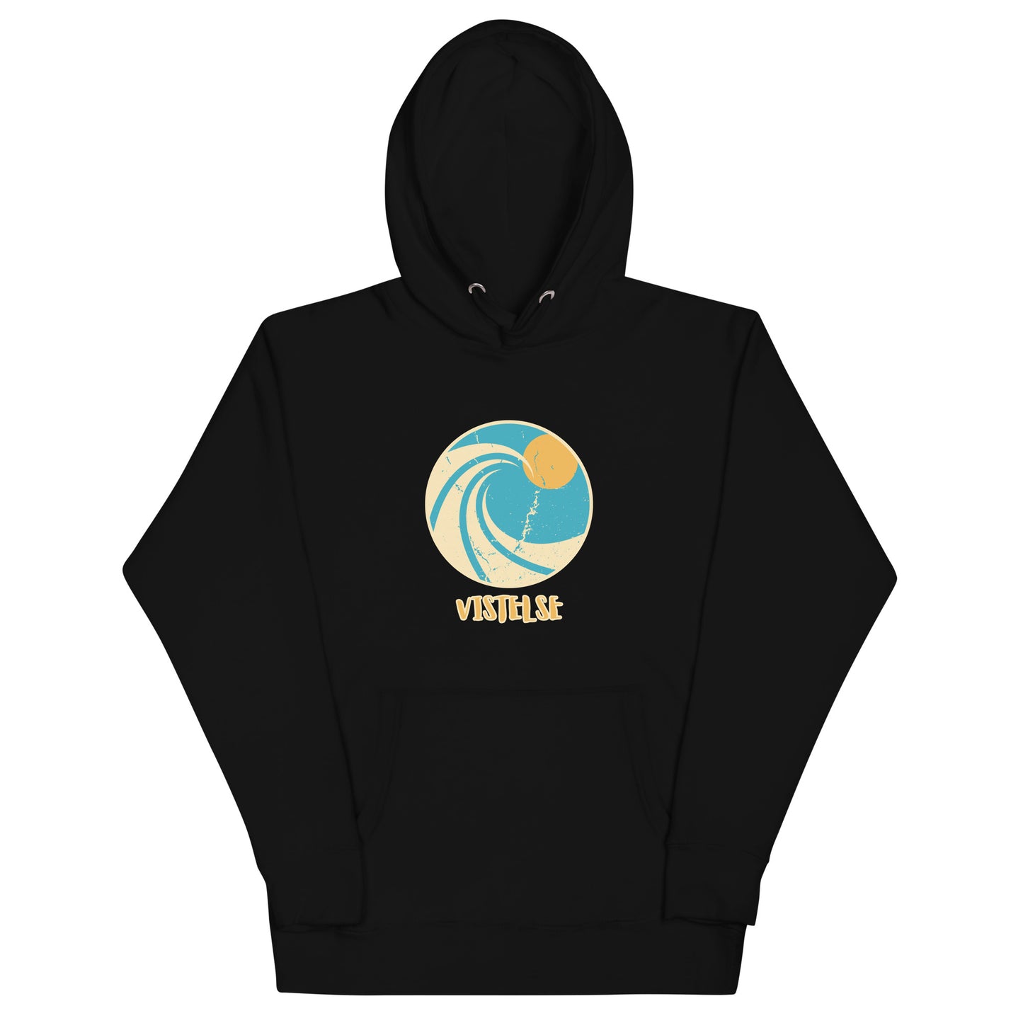 VISTELSE Vintage Wave and Sun Unisex Hoodie