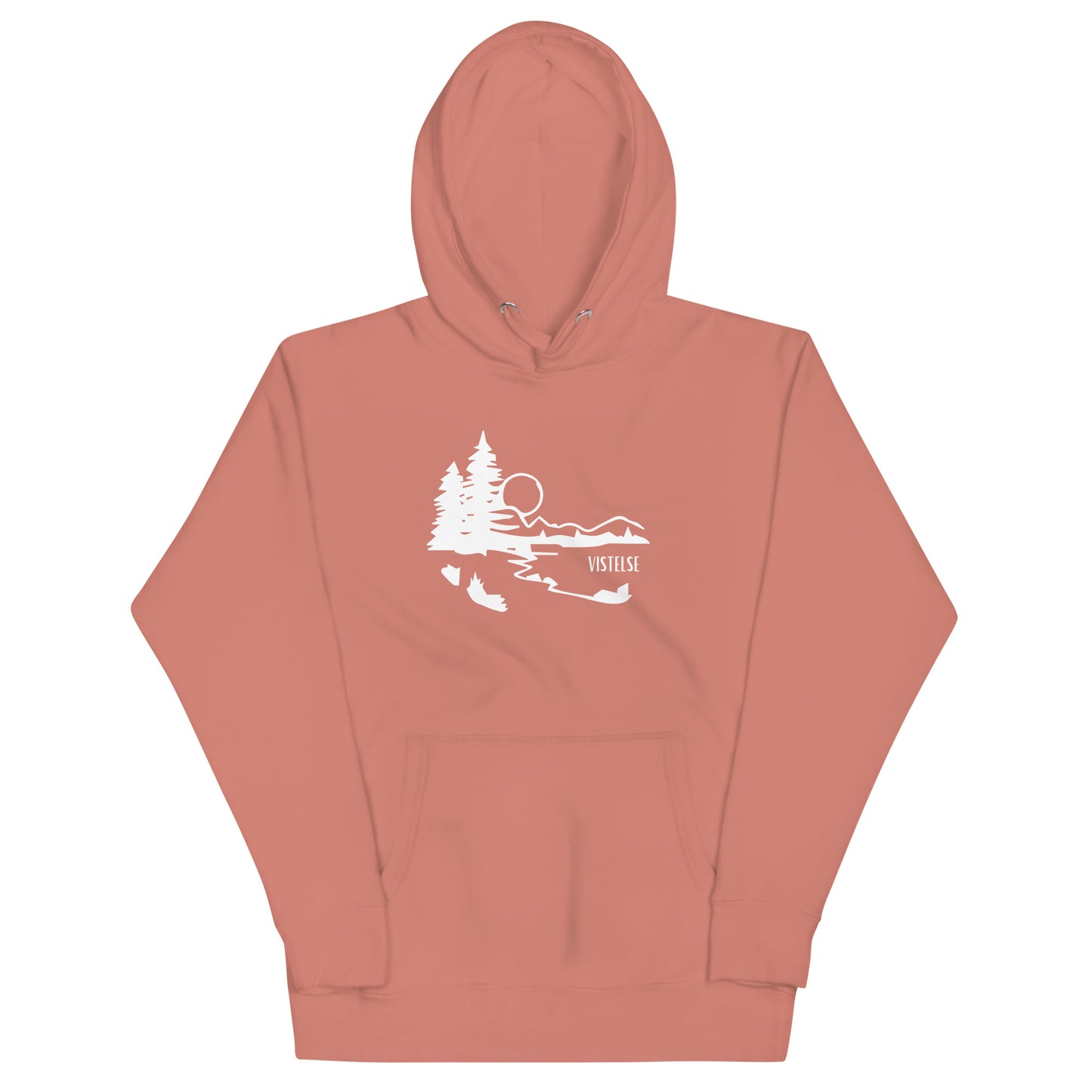 VISTELSE Mountain Lake Sunset Unisex Hoodie