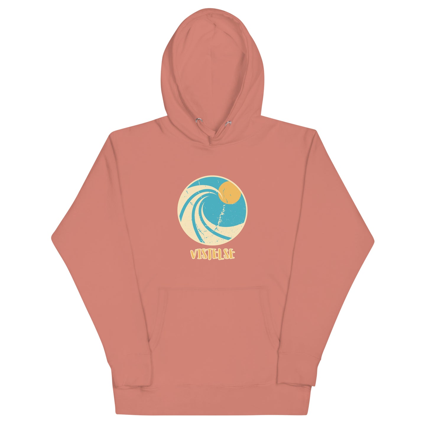 VISTELSE Vintage Wave and Sun Unisex Hoodie