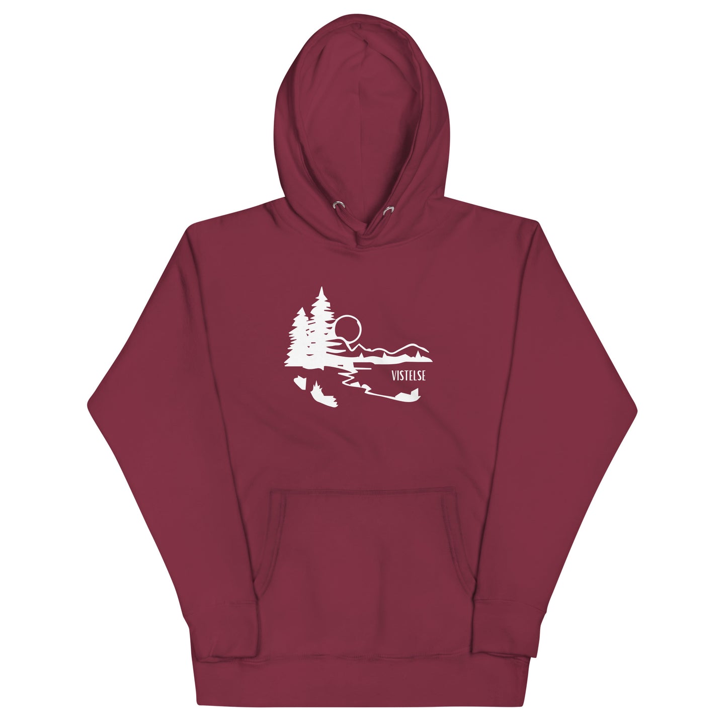 VISTELSE Mountain Lake Sunset Unisex Hoodie