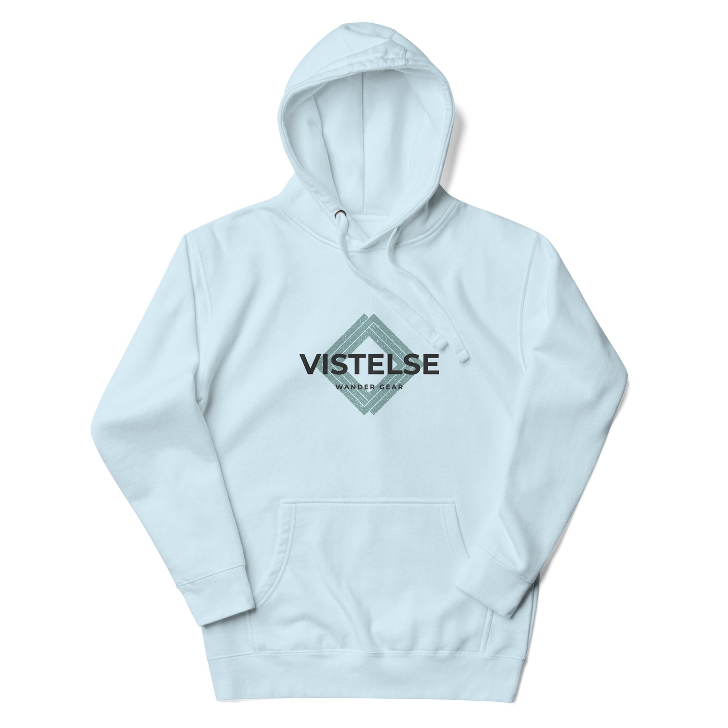 VISTELSE Wander Gear Sea Foam and Black Unisex Hoodie