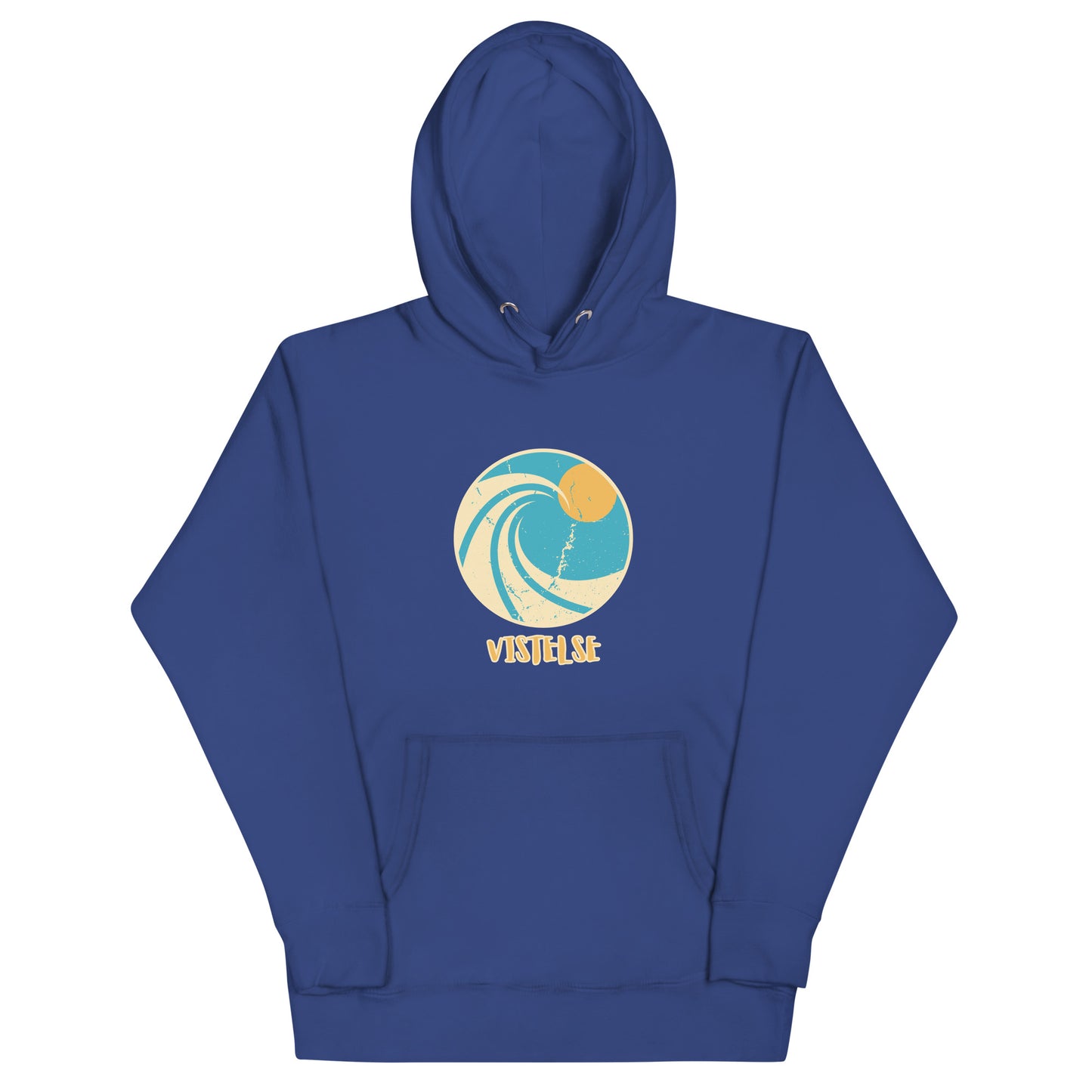 VISTELSE Vintage Wave and Sun Unisex Hoodie