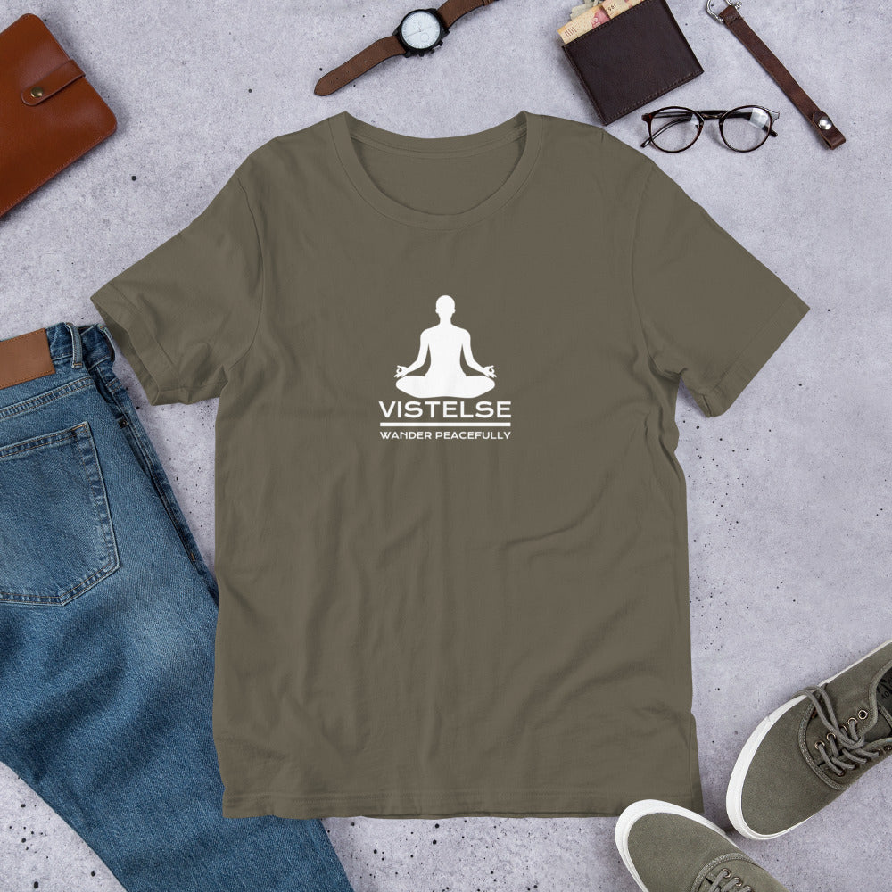 VISTELSE Wander Peacefully White Unisex T-Shirt