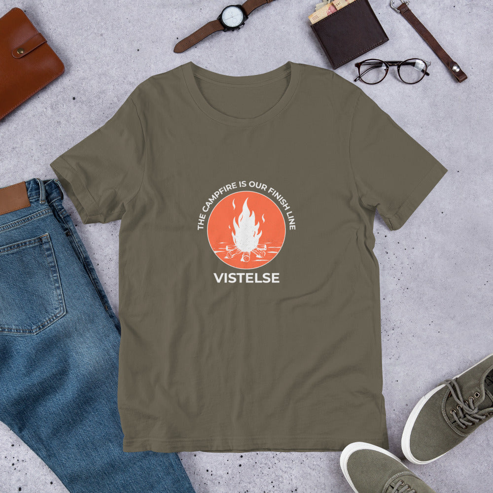 VISTELSE The Campfire Is Our Finish Line Unisex T-Shirt