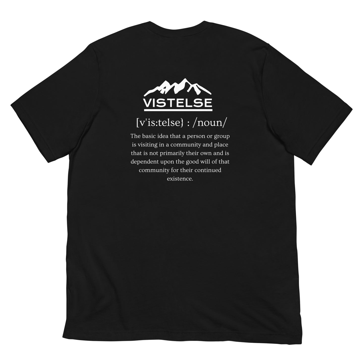 VISTELSE Mountains Definition Unisex T-Shirt