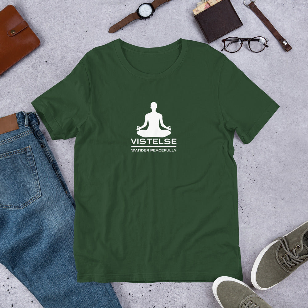 VISTELSE Wander Peacefully White Unisex T-Shirt