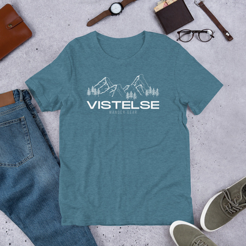 VISTELSE Wander Gear Mountains and Trees Unisex T-Shirt