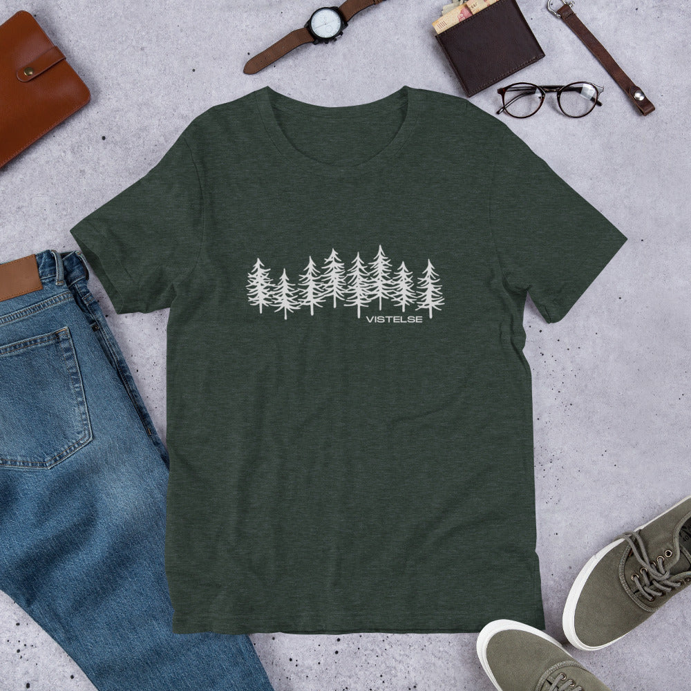 VISTELSE Pine Forest Grey Unisex T-Shirt