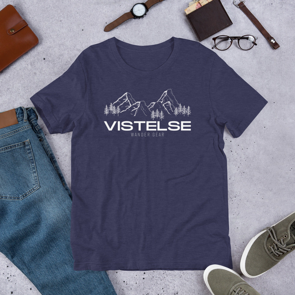 VISTELSE Wander Gear Mountains and Trees Unisex T-Shirt