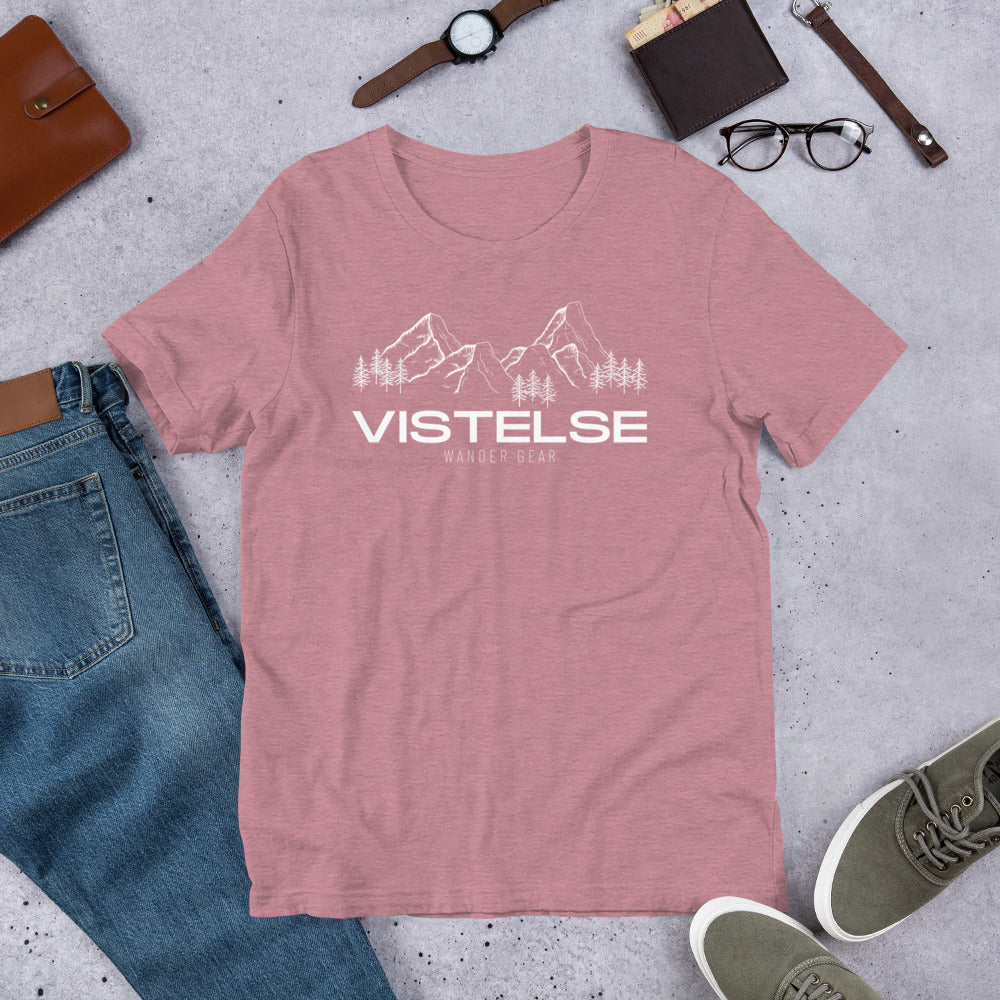 VISTELSE Wander Gear Mountains and Trees Unisex T-Shirt