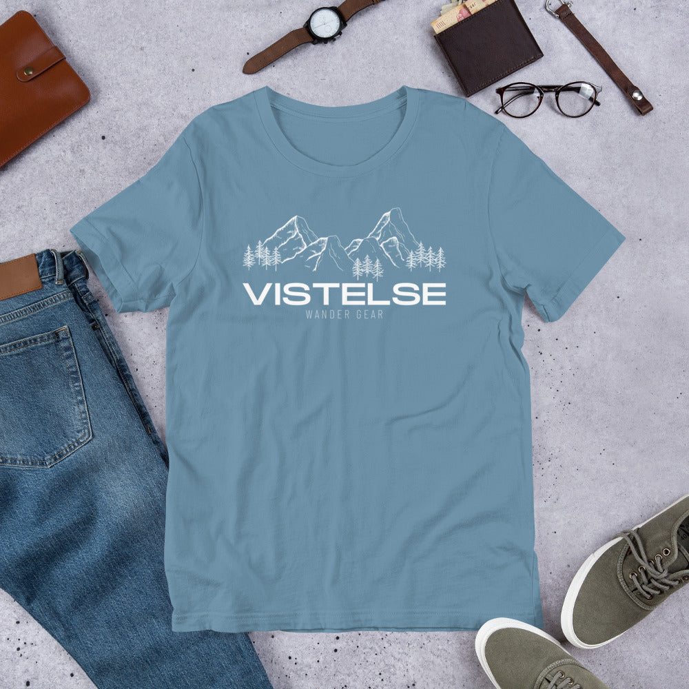 VISTELSE Wander Gear Mountains and Trees Unisex T-Shirt