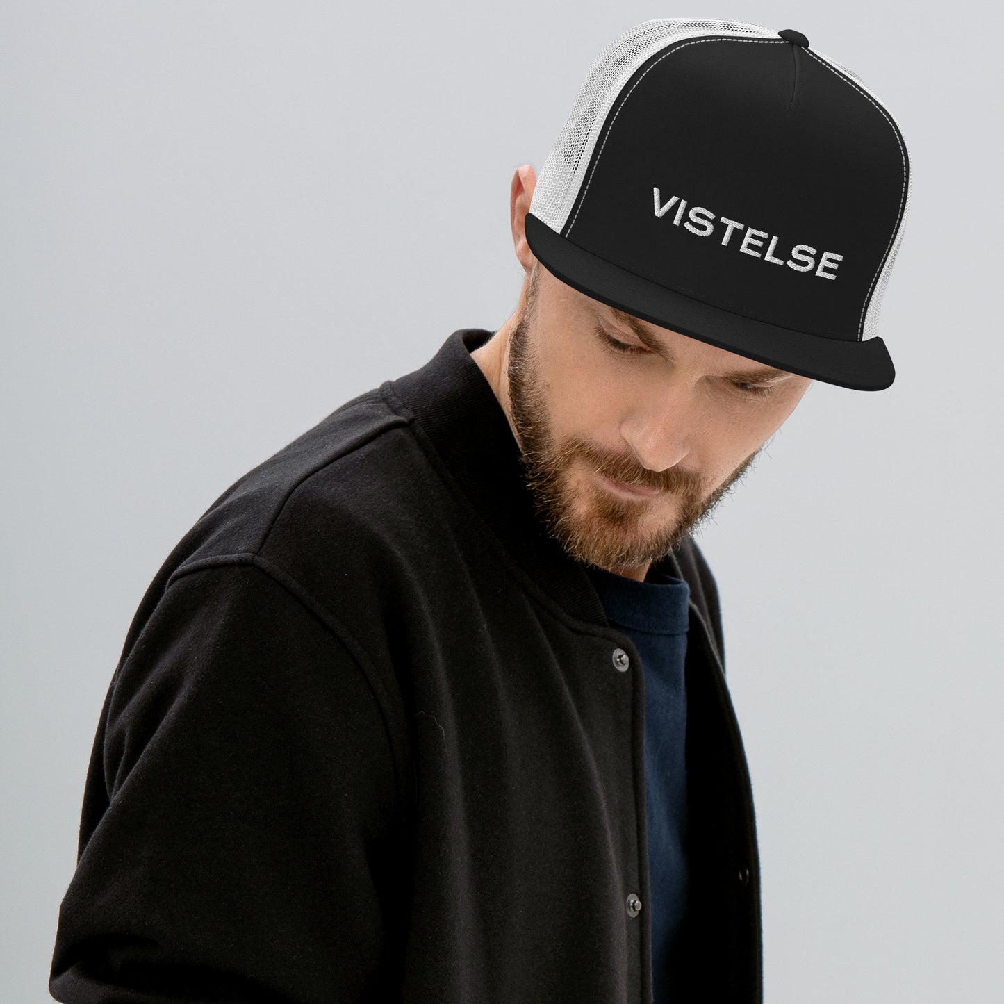 VISTELSE Logo Embroidered Trucker Cap