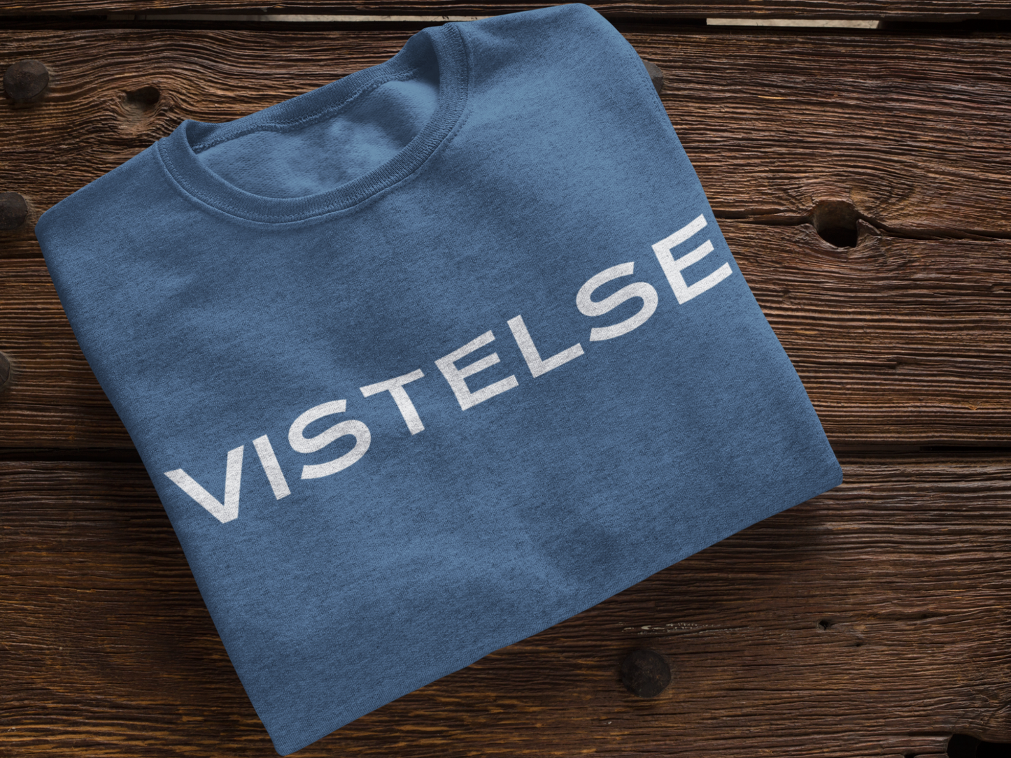 VISTELSE Logo Embroidered Unisex Crew Sweatshirt