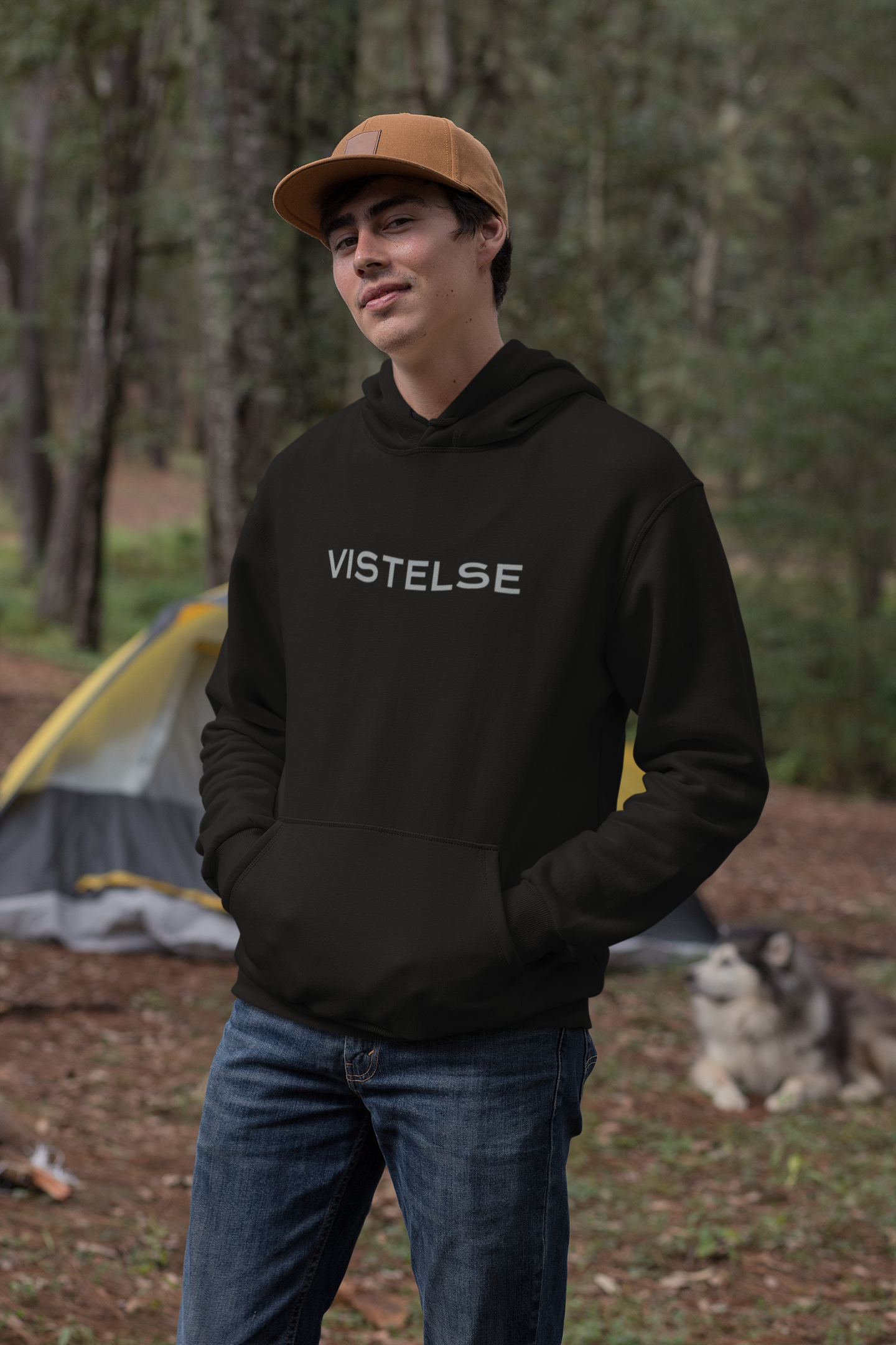 VISTELSE Logo Embroidered Unisex Hoodie